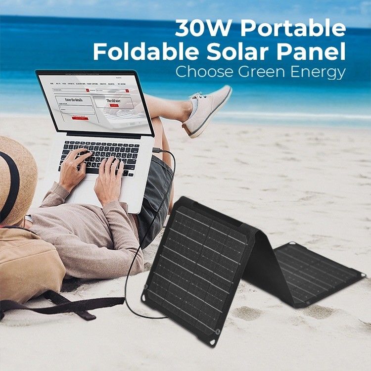 30W 12V Klappsolarkollektor Ihr wichtiges Werkzeug zum Laden von Mobiltelefonen