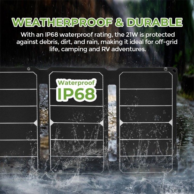 Neueste Solarzelle IP68 30W 12V klappbares Solarpanel perfekt für andere Anwendungen