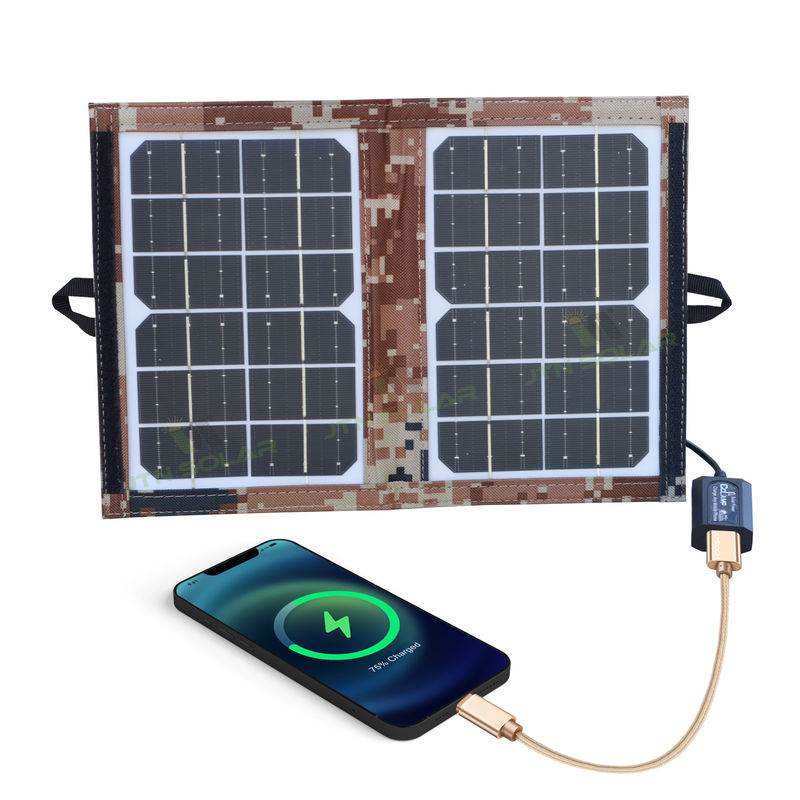 156.75mmx156.75mm Zellgröße 6W Solaranlage Portable und faltbar für Outdoor-Camping