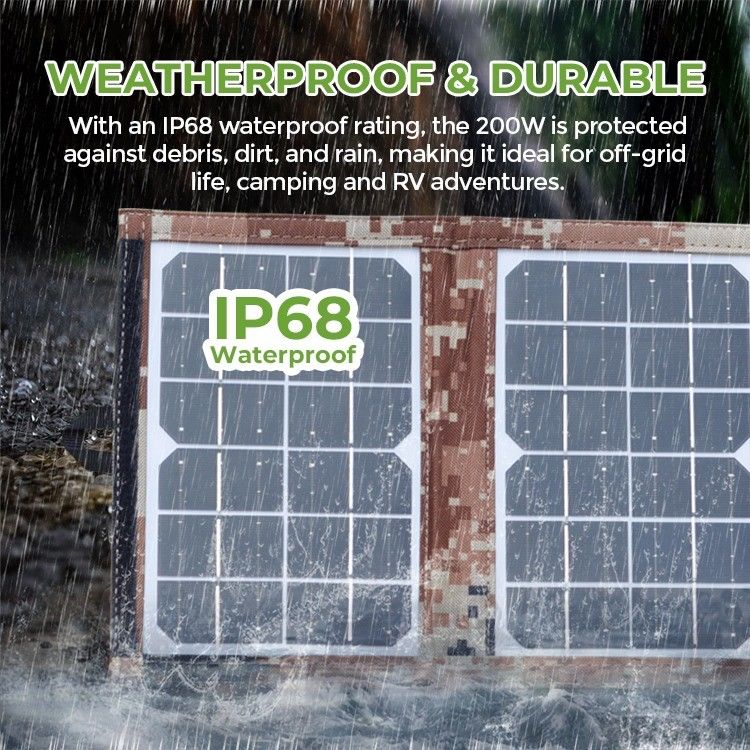 156.75mmx156.75mm Zellgröße 6W Solaranlage Portable und faltbar für Outdoor-Camping