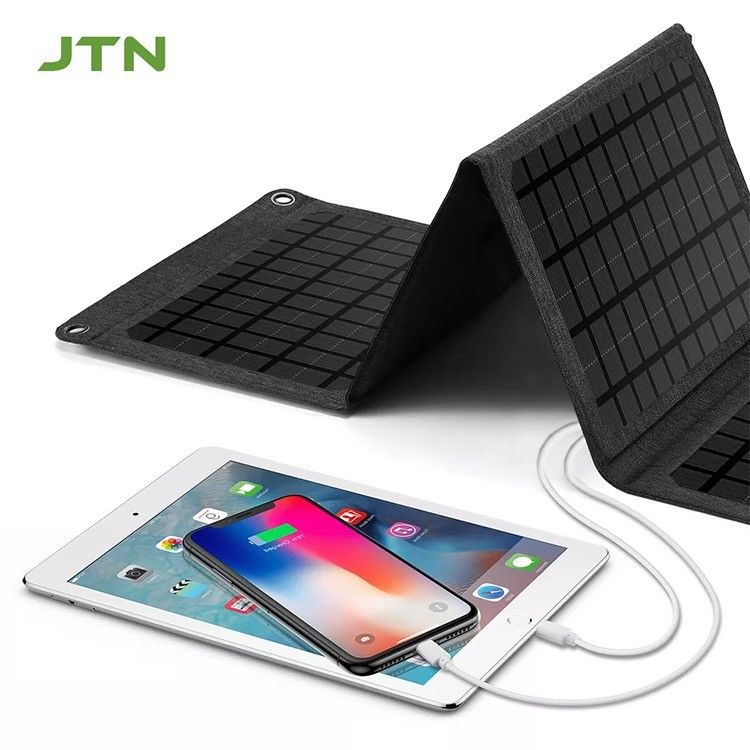 MPPT-Technologie Portable Solar Charger 24w Klappsolarplatte zum Laden von Telefonen