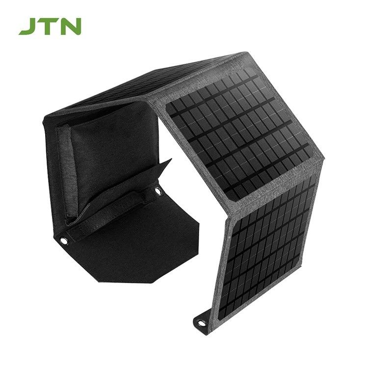 Aufklappbares Solarpanel-Ladegerät 24W/30W für Laptop und Telefon im Freien