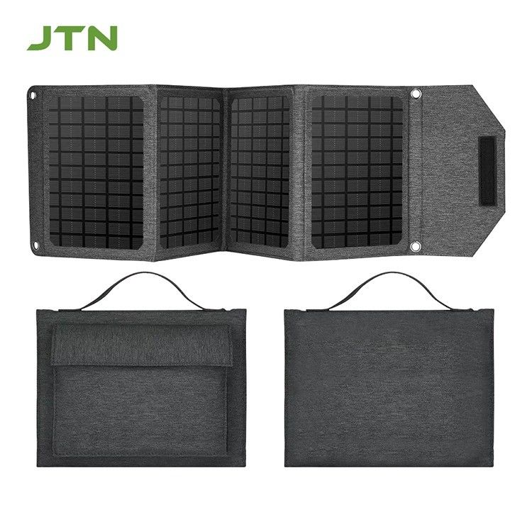 Aufklappbares Solarpanel-Ladegerät 24W/30W für Laptop und Telefon im Freien