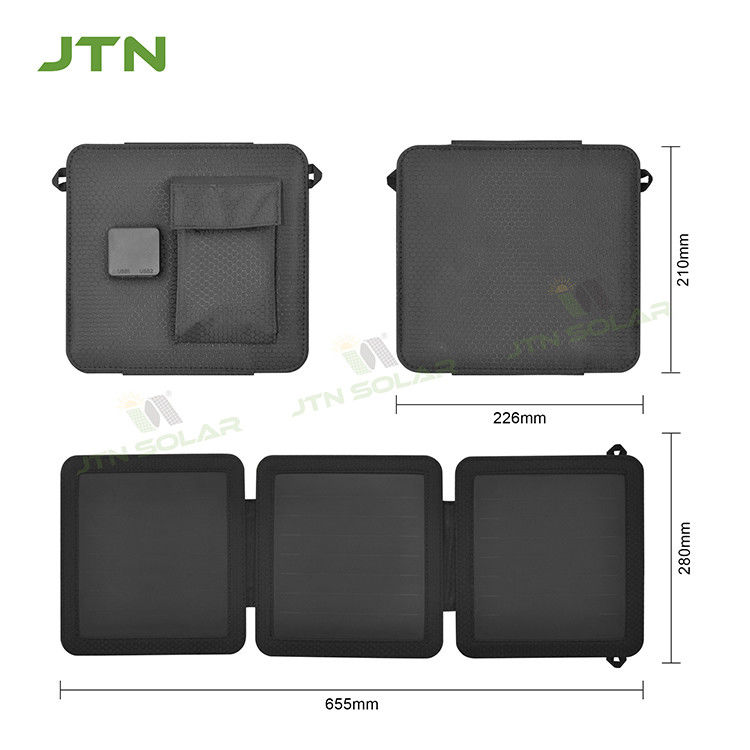 Camping 21W Klappbare Sonnenenergie Solarmobile Ladegerät Portable Solar Panel mit USB-Anschluss