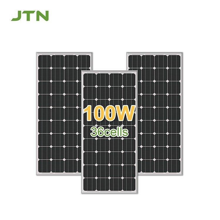 Kleines Panel 50W 70W 100W Solarpaneel Schwarze Gitterplatten für kleine Systeme 12V 48V