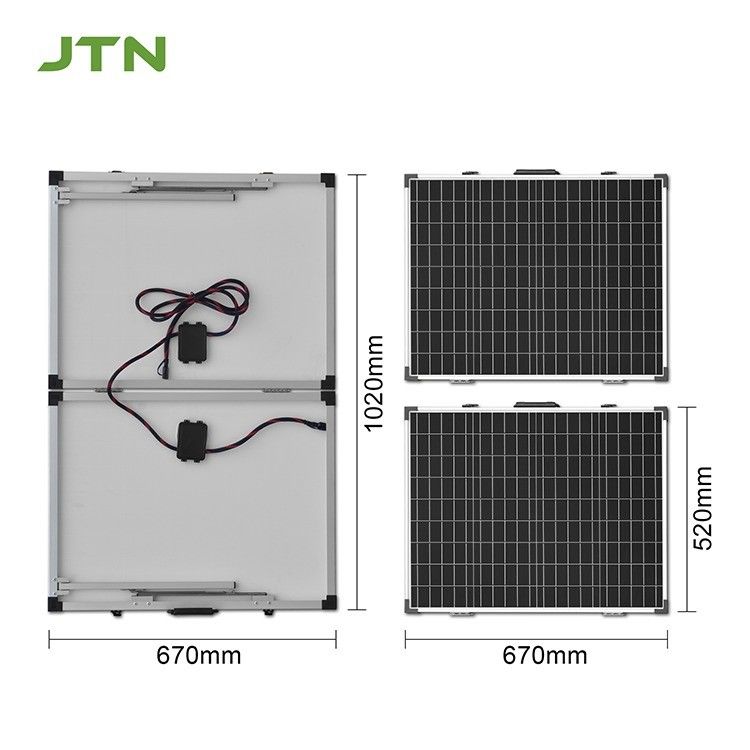 Champing Mono 100W PV-Faltsolarkollektor CE/FCC/ROHS/PSE Zertifiziert 12 Jahre