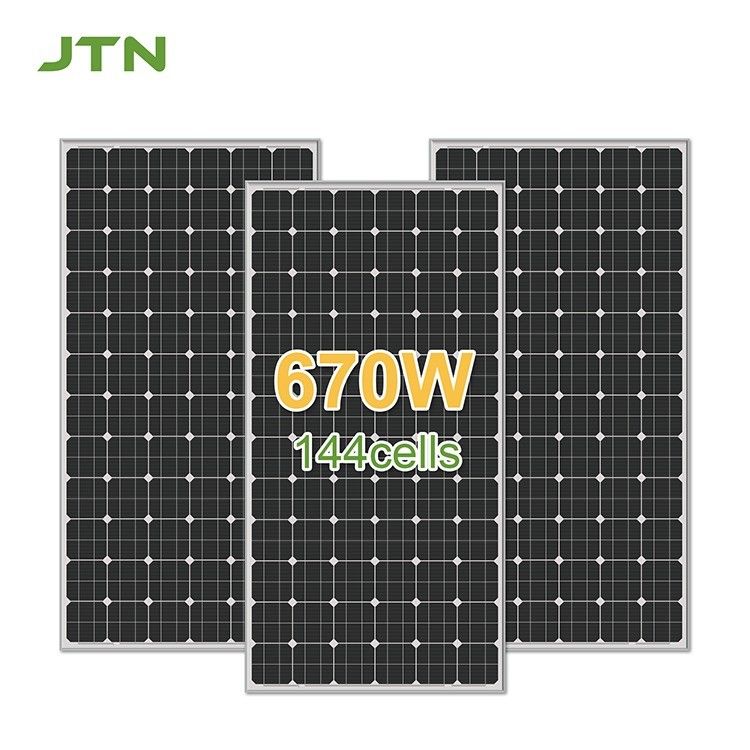 Wasserdichte IP65 670w Solarkollektorinstallation mit A-Klasse und kompatibelem Steckverbinder