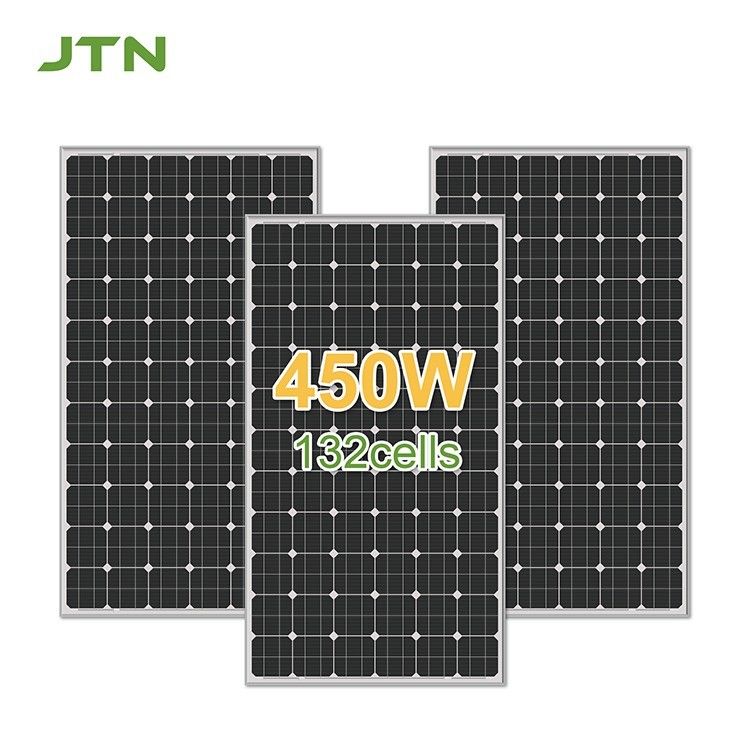 450 Watt Mono Halbzellen PV-Panels mit individuellem Logo-Druck und kompatibelem Stecker