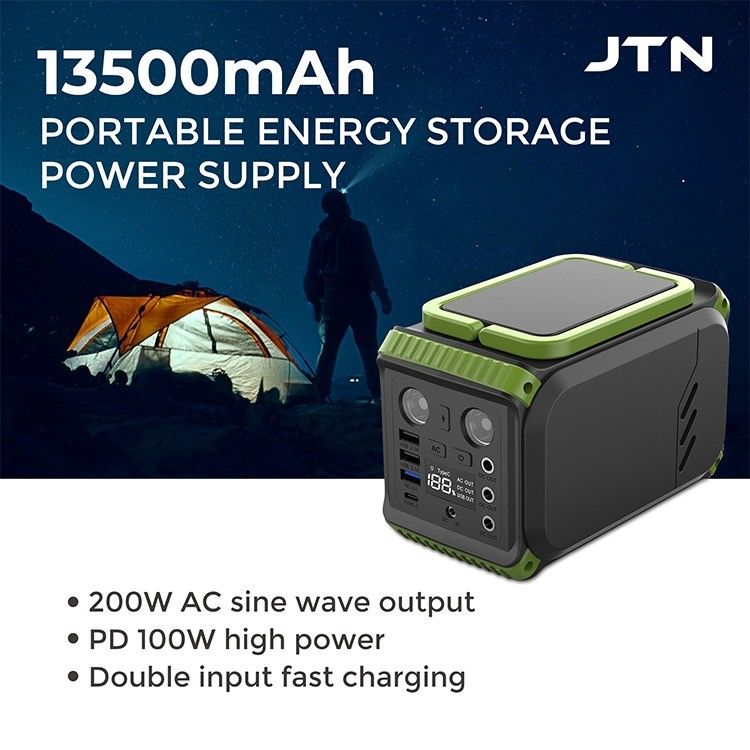 Außen Camping Solar-Panel Powerstation tragbare Generator Lifepo4 Lithium 110V 200W