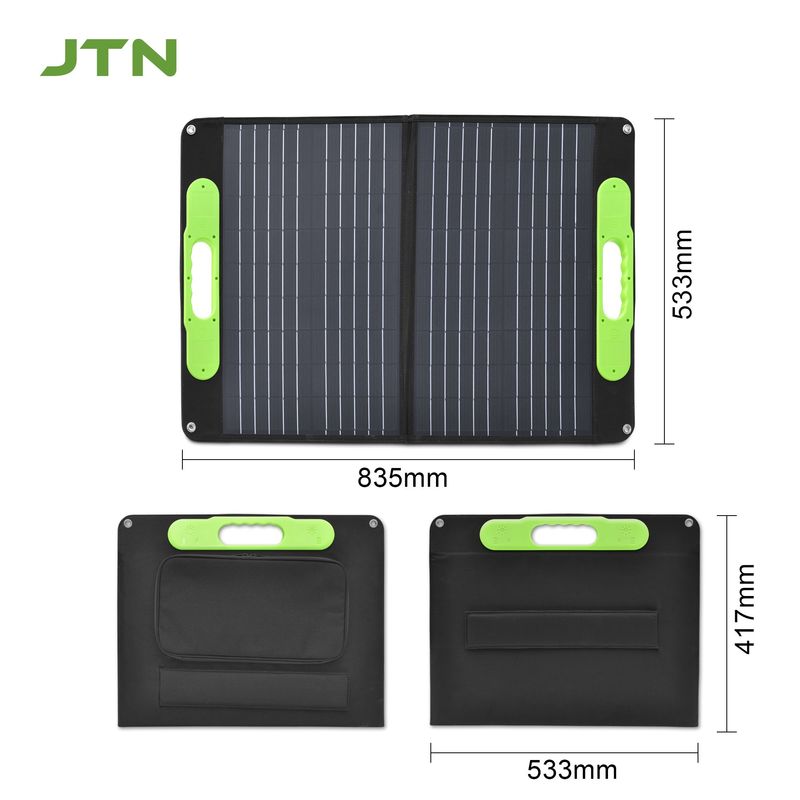Campingklappbare Solarzelle PET USB 3.0 40w 50w 60w 80w 18v tragbare Klappbare Solarzelle