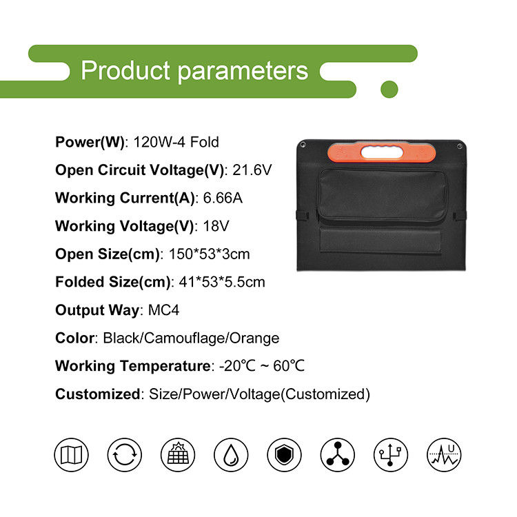 120w Solarpanel-Kit für Wohnwagen RV 156.75mmx156.75mm Zellgröße Transparentes PV-Panel
