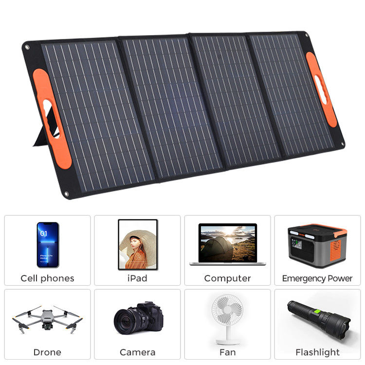 Flexible Leichtgewicht Portable Solarmodule Monokristallines Silizium für Wohnwagen im Freien 120w