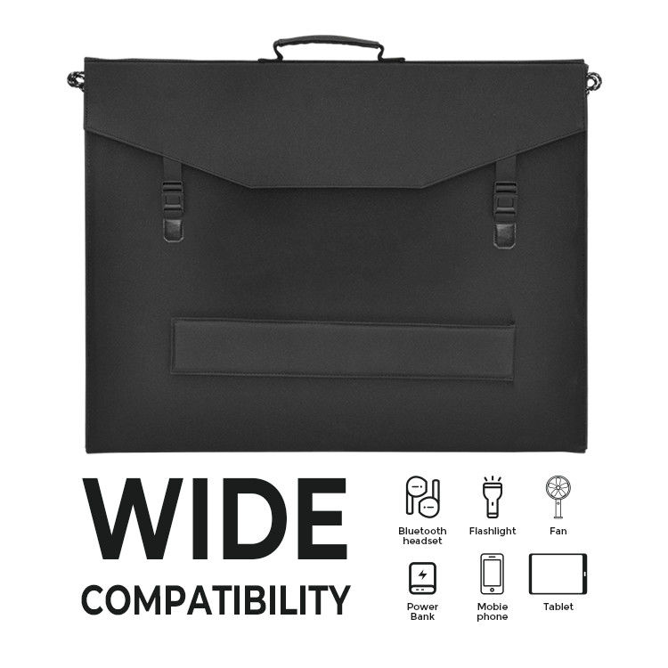Mono-klappbares Solarpanel Portable Solarenergy Charger 200W Typ-C Ausgang 9V